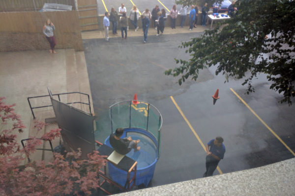 Merchants Employees Participate in “Dunk Tank” for United Way Fundraiser
