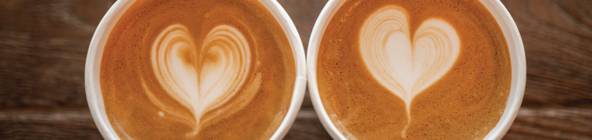 hearts on lattes