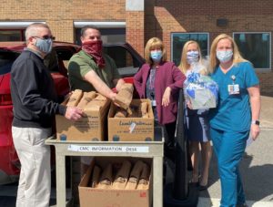 Merchants Insurance Group, in partnership with Gallant Insurance Agency and Nadeau’s Subs, Salads and Wraps, provides thank-you lunch to healthcare workers at 5 Southern New Hampshire and Seacoast hospitals