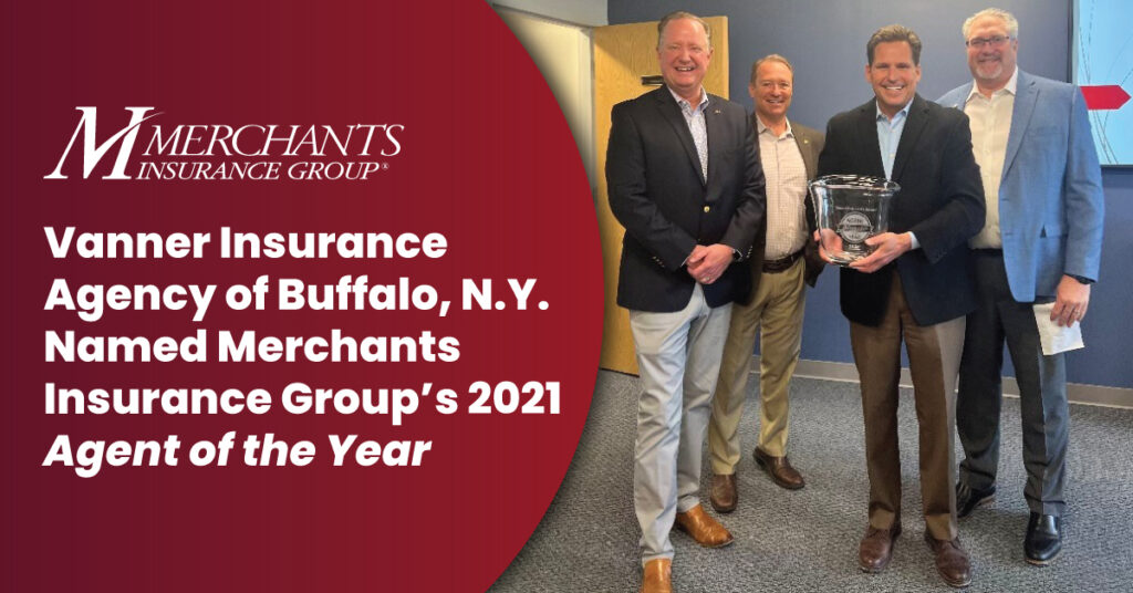 Vanner Insurance Agency is Merchants Insurance Group's Agent of the Year