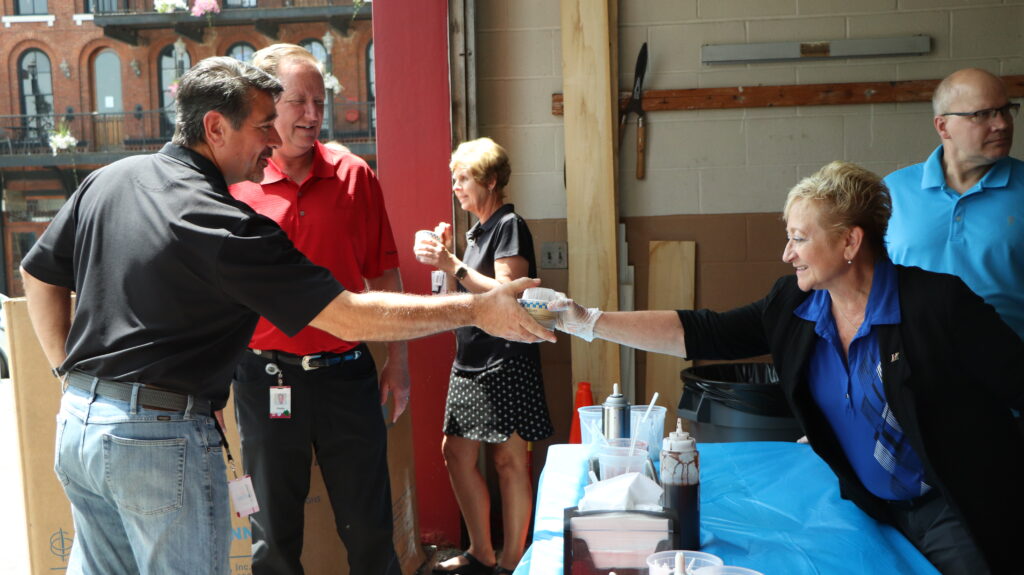 colleague appreciation; ice cream social; merchants insurance group; buffalo ny;