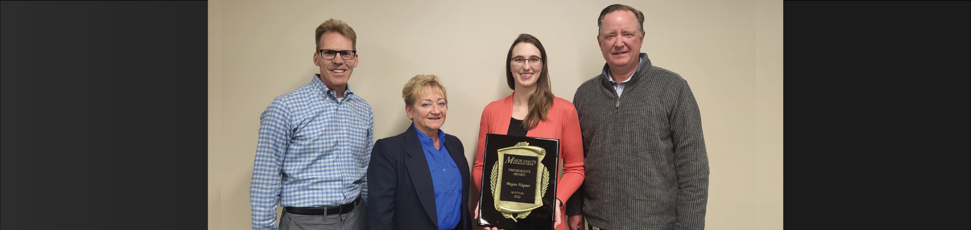 Megan Hagner, Corporate Actuary, Receives Merchants Insurance Group’s 2022 President’s Award