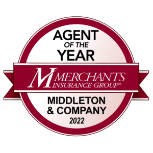Merchants' Agent of the Year 2022 logo, Middleton & Company