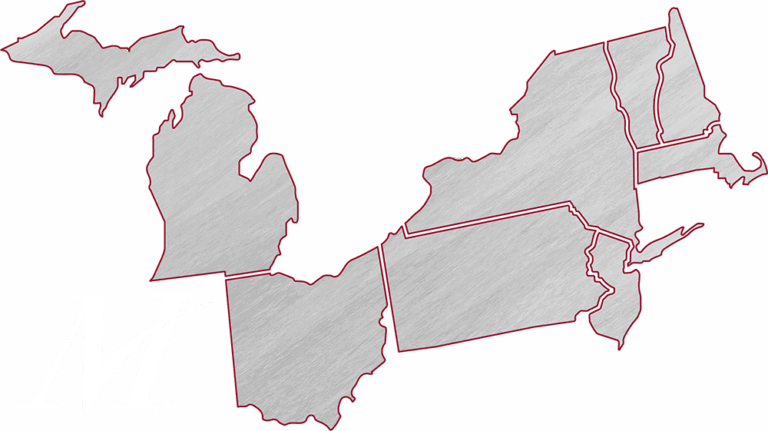 Map of the 8 States Merchants writes in