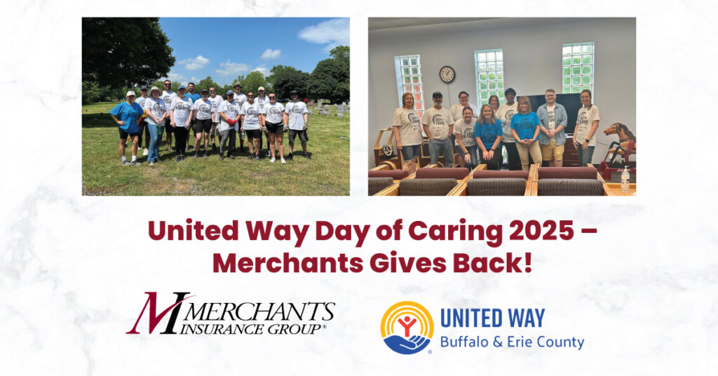 Group photos of Merchants colleagues participating in United Way Day of Caring 2025