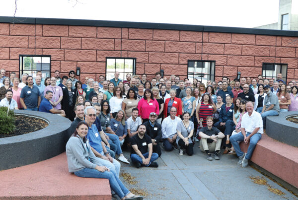 Group of Merchants Insurance Group corporate colleagues at Colleague Social