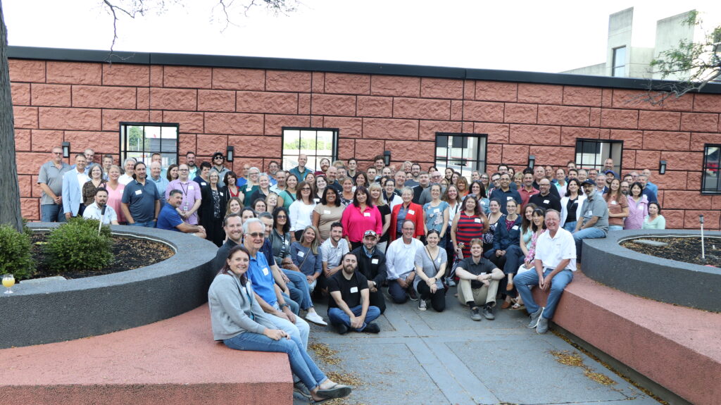 Group photo of Merchants Insurance Group colleagues in Buffalo, NY