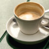 coffee on a cafe patio
