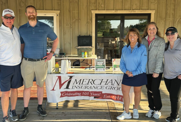 Merchants United Way volunteers at the inaugural United Way/Merchants Insurance Group Golf Tournament